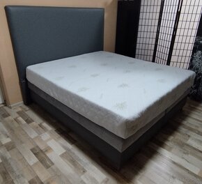 manzelska boxspring postel 180x200x70 cm - 3