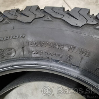 Letné pneumatiky 255/70 R18 BFGoodrich DOT1019 - 3