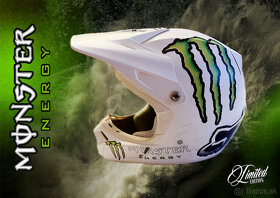 Fox V3 Ricky Carmichael Monster Pro Matte 12 Helmet (vel. L) - 3