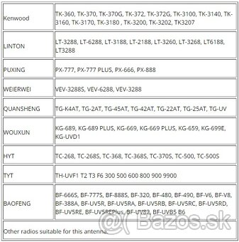 Predám VHF / UHF anténu AL-800 pre vysielačky - 3