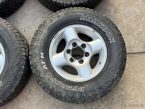 Origo Alu kola Nissan 16” 6x139.7 s pneu 255/70 R16 - 3