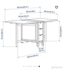 Jedálenský stôl ikea - 3