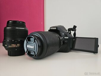 Nikon D5200 + 18-55mm + 55-200mm + príslušenstvo - 3