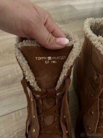 Kožené topánky zateplené Tommy Hilfiger - 3