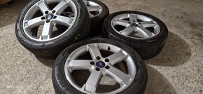 Predám alu. disky Ford 5x108 R17 + letné pneu 205/50 R17 - 3