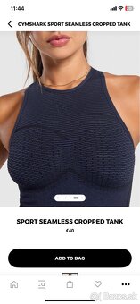 Gymshark sportovy top podprsenka - 3