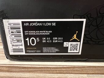 Nike Jordan 1 Low - Black Elephant FB9907-001 - 3