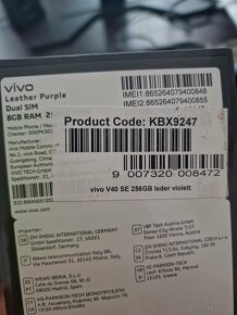 VIVO V40 SE PURPLE 8GB - 3