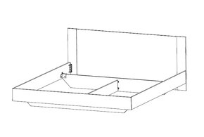 NOVÁ manželská postel s nočnými stolíkmi - 3