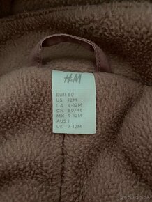 Zimný overal H&M veľ.80 - 3