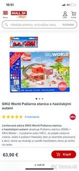 SIKU WORLD hasičská/požiarna stanica - 3