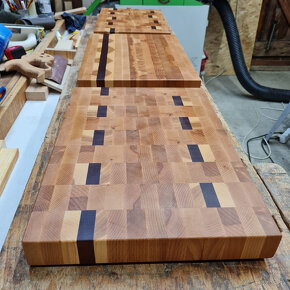 Doska na krájanie - mäsiarsky blok - End grain cutting board - 3