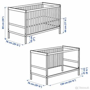 Detska postielka SUNDVIK (Ikea) - 3