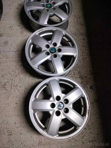 4ks alu disky orig. Škoda 5x100 R15 - 3