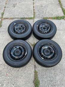 Zimné pneumatiky FULDA 195/65 r15 + plechové disky - 3