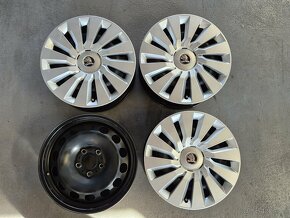 Plechové disky 5x112 r16 ET46 Seat,VW,Škoda, - 3