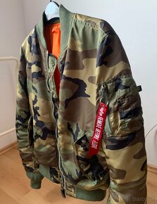 Alpha Industries bunda bombera Camo Bomber velkosť XS (S) - 3