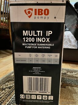 Čerpadlo IBO MULTI IP 1200 INOX - 3