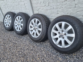 Sada zimnych hlinikovych diskov VW 15" 5x112 ET50 195/65 R15 - 3