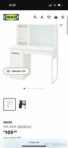 Písací stôl Ikea Micke - 3