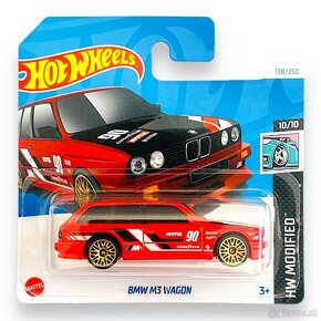 HW BMW M3 Wagon  2x modré sa červené - 3