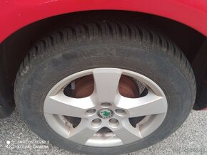 disky 5x100 r14 škoda Fabia 1 s celoročnými pneu 185/60R14 - 3