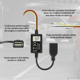 TrueCam Hardwire kit s podporou funkcie ParkShield® - 3