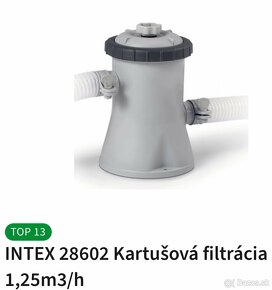 Predám bazén intex s príslušenstvom - 3