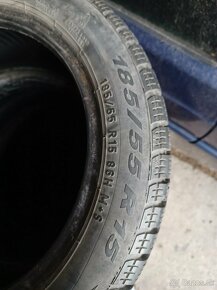 Predam 2ks zimne 185/55 r15 pirelli - 3