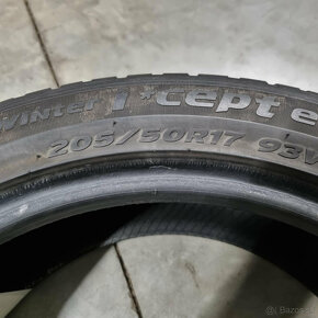 2 kusy zimné pneumatiky 205/50 R17 HANKOOK - 3