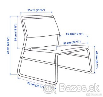 Kreslo IKEA LINNEBÄCK - 3