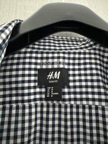 Predám kockovanú košeľu H&M, veľkosť M - 3