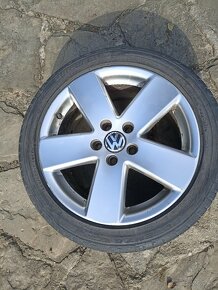 Aku disky originál VW 5x112 R17 225/45 letné - 3