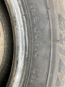 Bridgestone zimná 195/65R15 - 1 kus nejazdená - 3