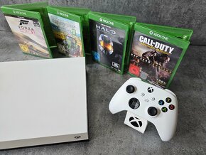 Xbox One X 1TB biele, ovládač, 4 hry -CoD, Forza, Farming.. - 3