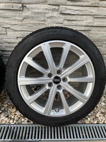 5x112 R19 Original Audi disky + 225/50R19 zimné pneumatiky - 3