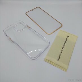 iPhone 12/12 Pro... Pouzdro průhledné + ochranné sklo (nové) - 3