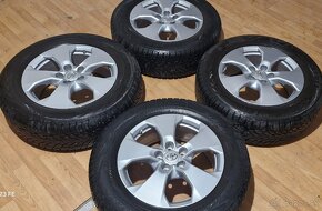 Predám zimný komplet Toyota 5x114,3 pneu Nokian 225/65/R17 - 3