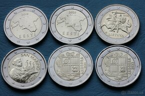 Obehové euromince 2euro v UNC - 3