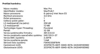 Mac Pro Xeon E5 3.5 GHz - SSD 500 GB - 32GB - 3