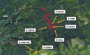 Mostište – 14.537 m2 LESNÉ POZEMKY - 3