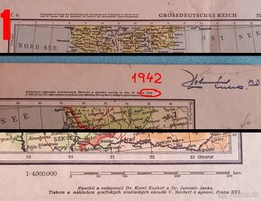 staré Mapy - Slovenský Štát, Veľkonemecká Ríša a iné - 3