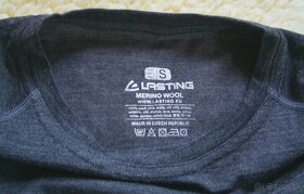 100% merino vlnené tričká Lasting S - 3