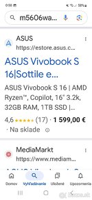 Novy notebook Asus vivobook za polovičnú cenu - 3