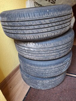 Predám alu disky s pneu letne 205/55 R 16 - 3