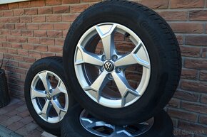 5x112 R17 Zimna sada Vw Tiguan + 215/65 R17 Continental - 3