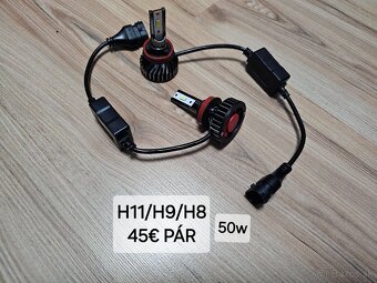 LED H11/ H9/ H8 80w aj ine LED a diagn.pristroje - 3