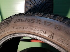 225/45 r17 zimné pneumatiky Continental - 3