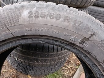 Zimné pn 225/60 R17 dva ks vzor 5 mm - 3