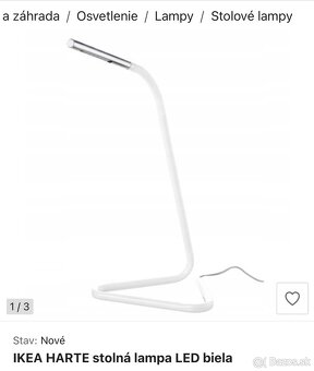 Stolná LED lampa Ikea - 3